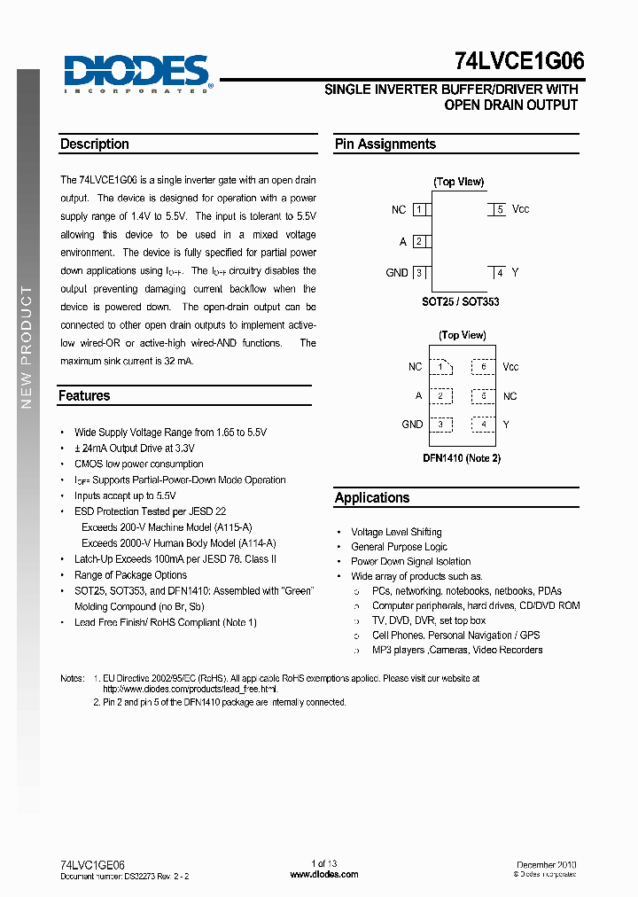 74LVCE1G061012_4971859.PDF Datasheet