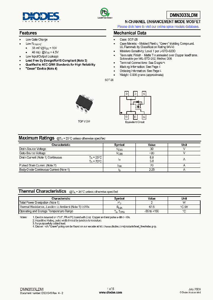 DMN3033LDM_4972433.PDF Datasheet