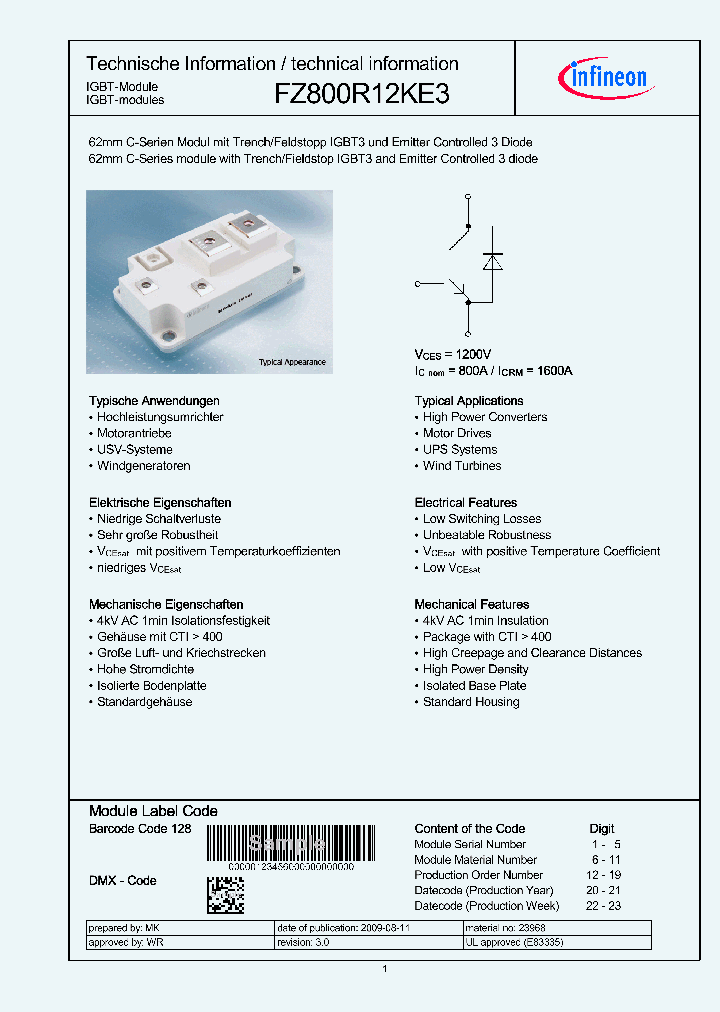 FZ800R12KE3_4973270.PDF Datasheet