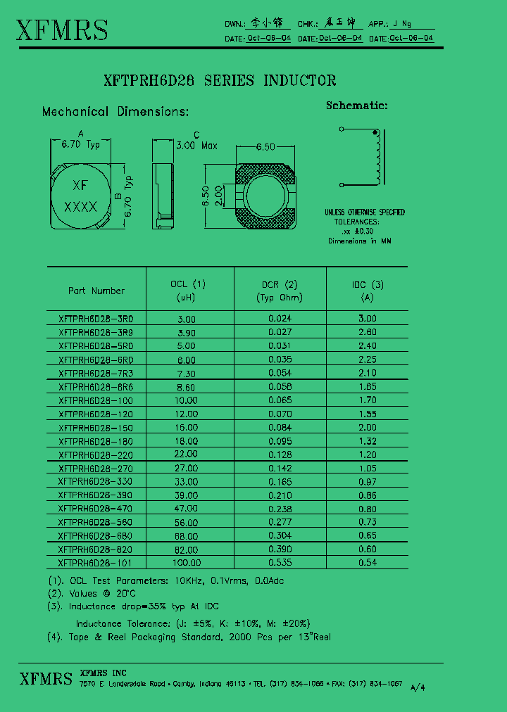 XFTPRH6D28-100_4973292.PDF Datasheet