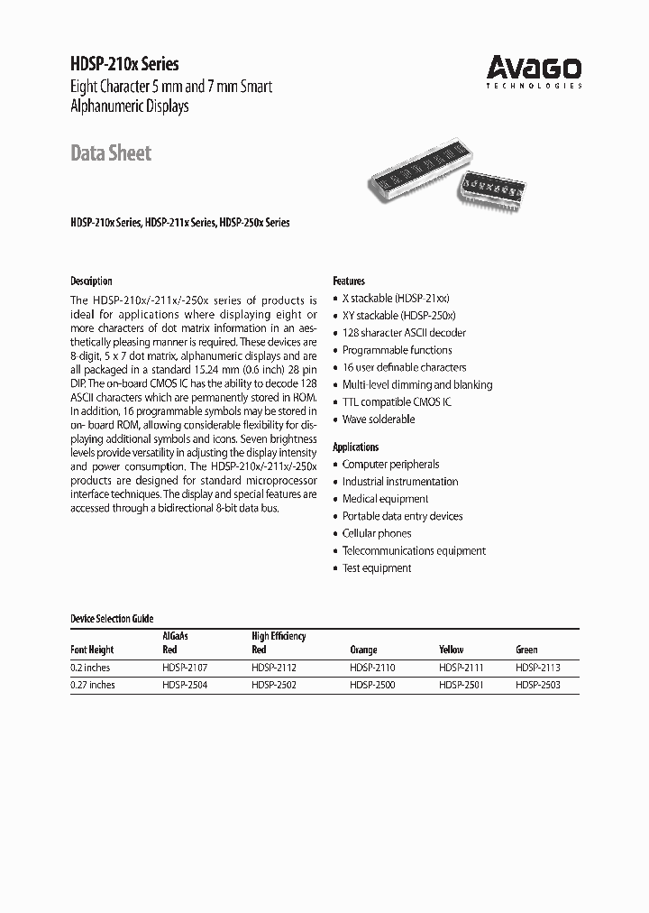 HDSP-210X08_4973976.PDF Datasheet