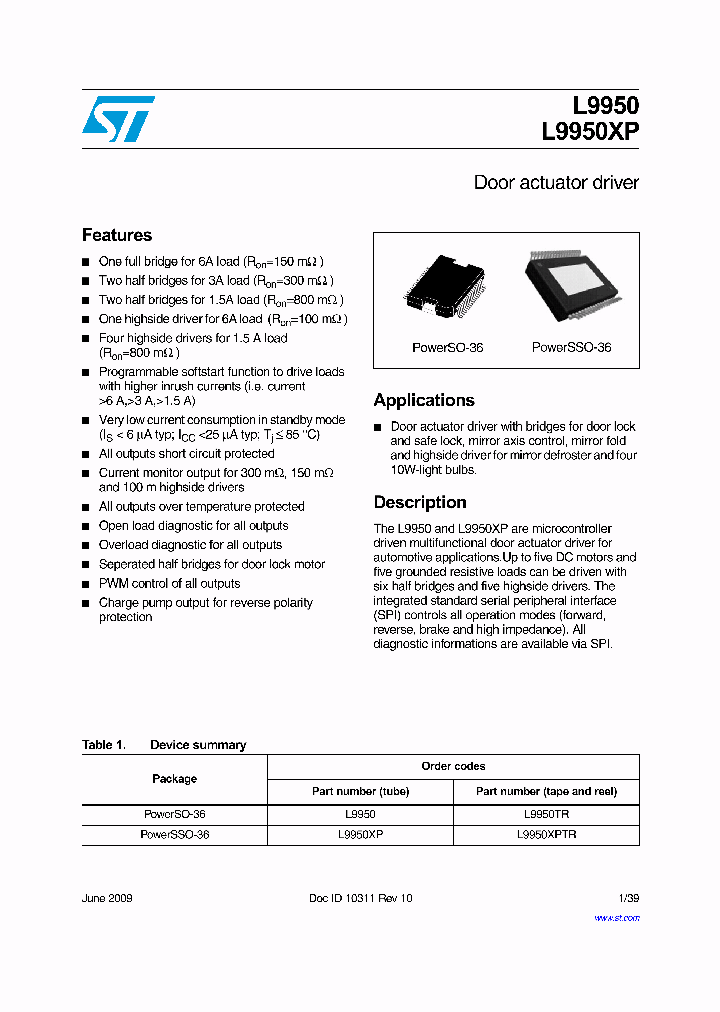 L9950XPTR_4974084.PDF Datasheet