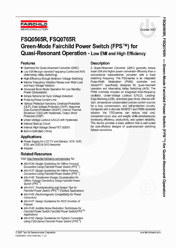FSDM0565RB_4974565.PDF Datasheet