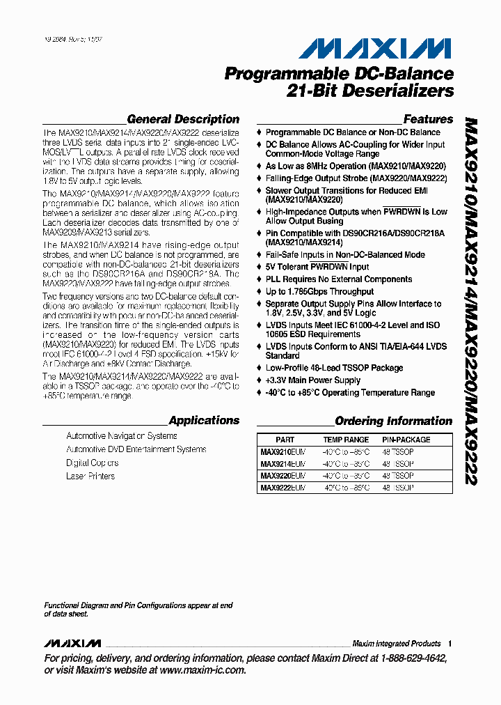 MAX921007_4975297.PDF Datasheet