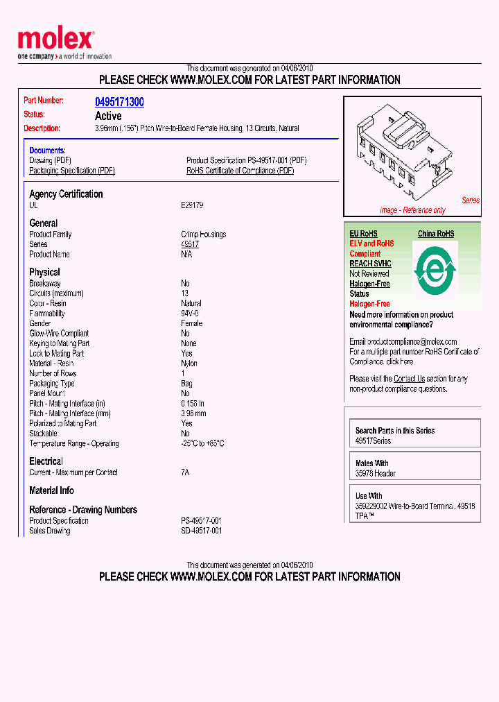 0495171300_4975496.PDF Datasheet