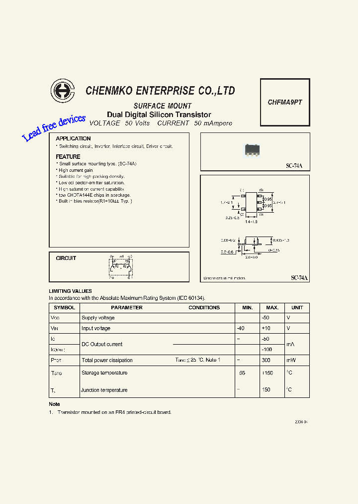 CHFMA9PT_4975684.PDF Datasheet