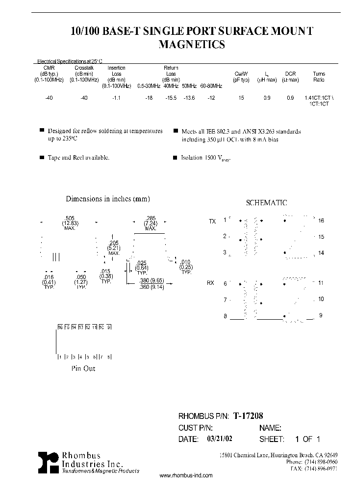 T-17208_4975916.PDF Datasheet