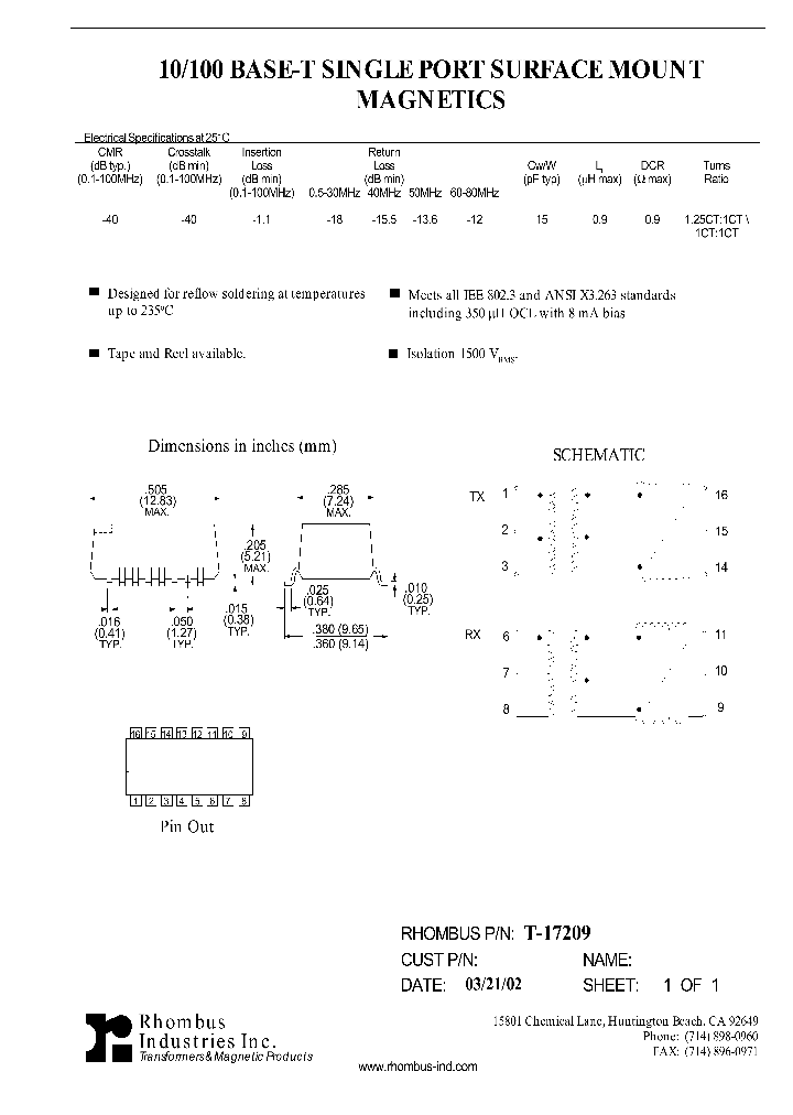T-17209_4975917.PDF Datasheet