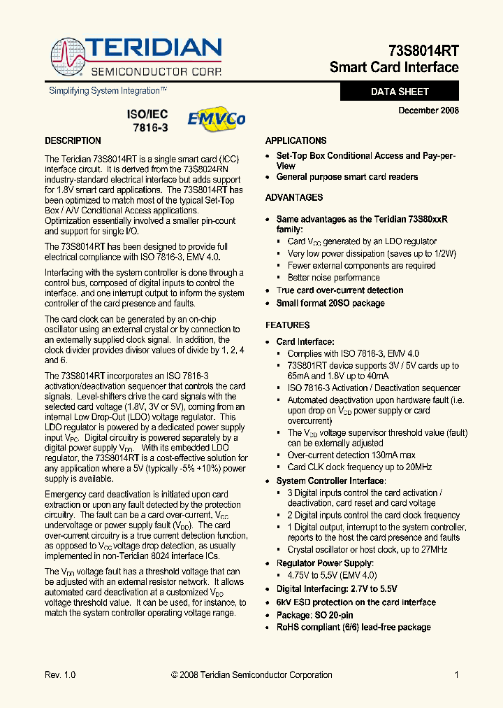 73S8014RT-ILF_4976252.PDF Datasheet
