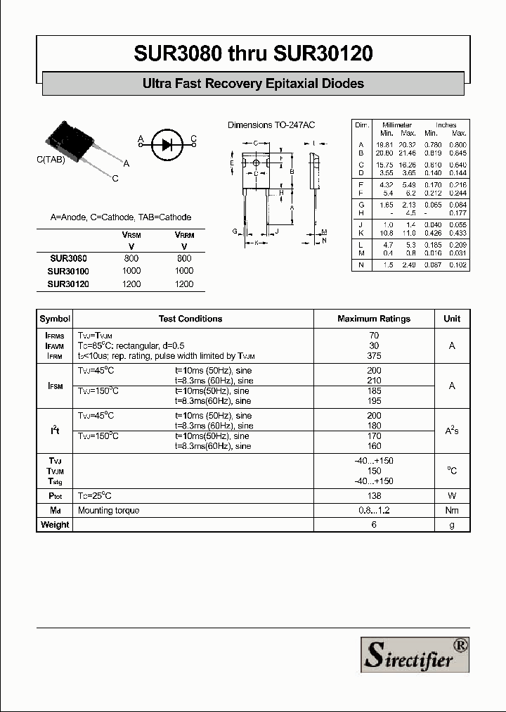 SUR30120_4977055.PDF Datasheet