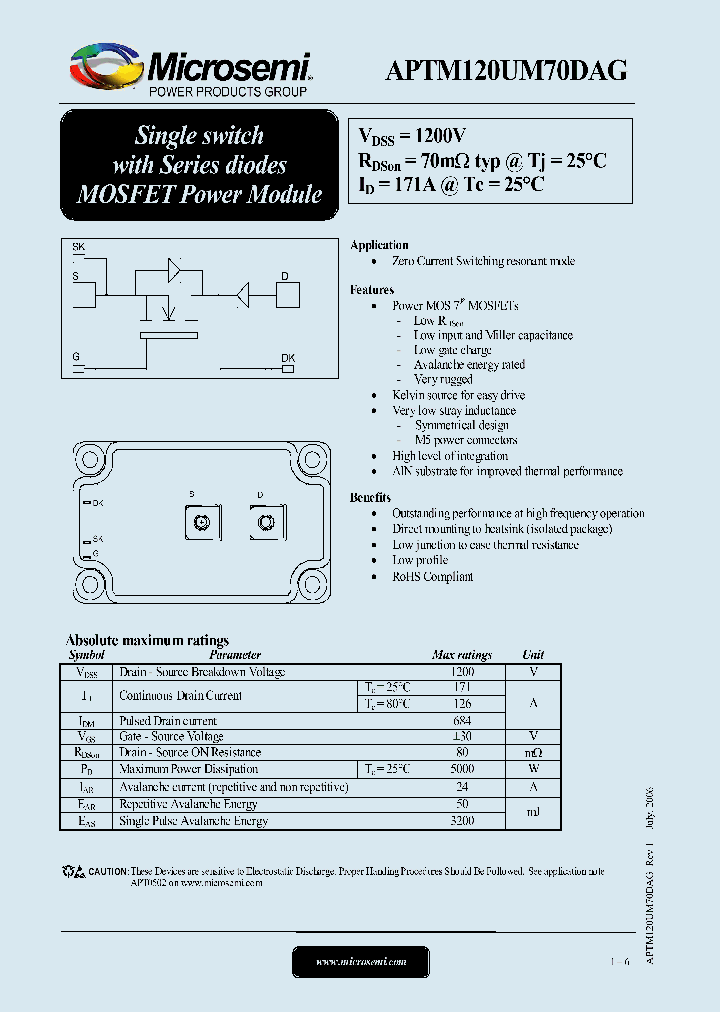 APTM120UM70DAG_4977499.PDF Datasheet