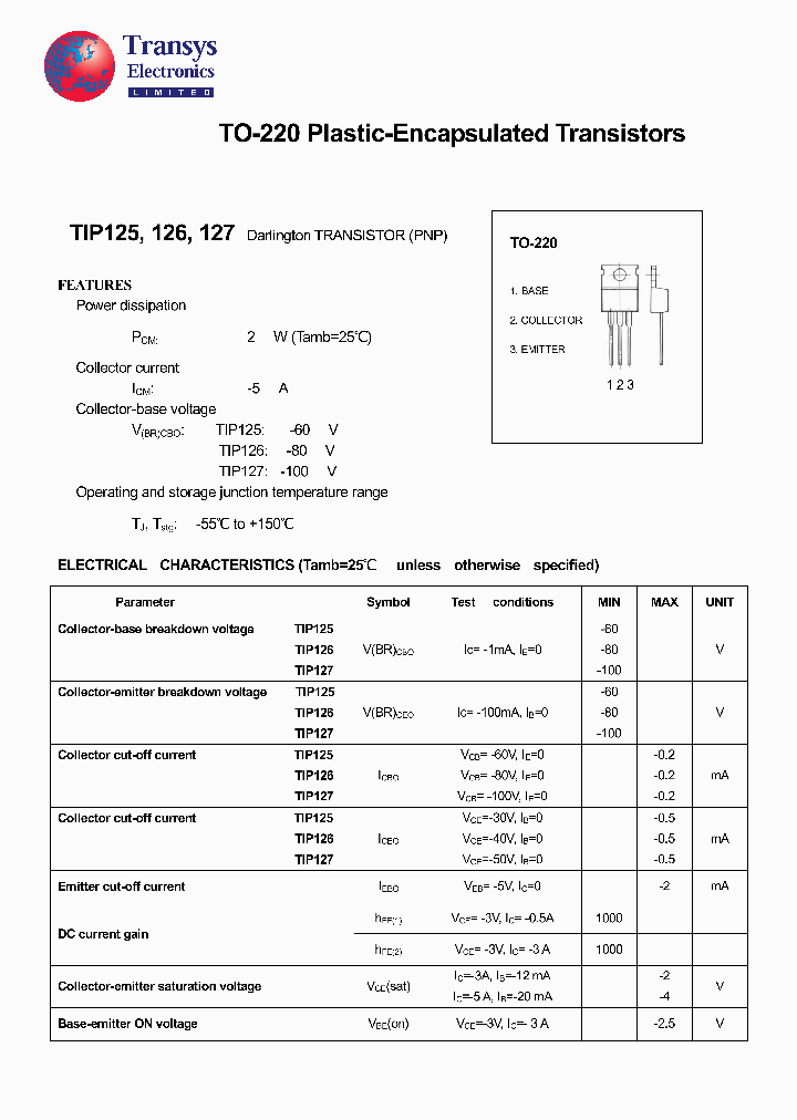 TIP127_4977557.PDF Datasheet