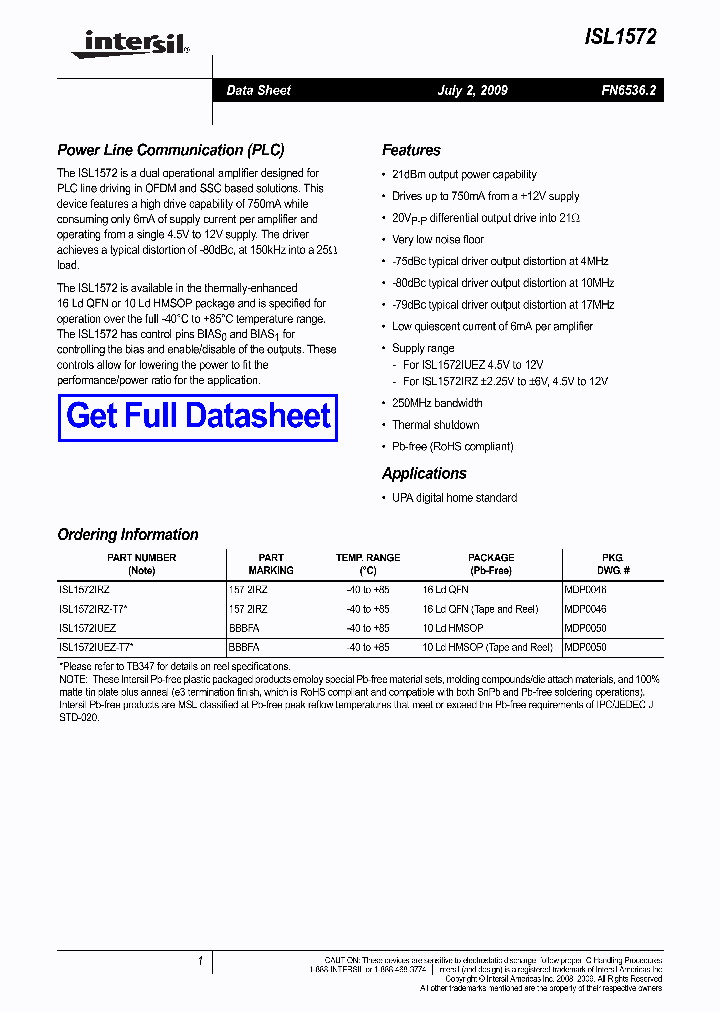ISL1572_4978788.PDF Datasheet