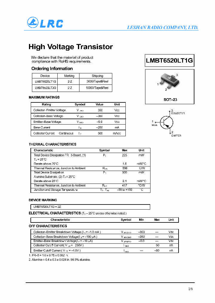 LMBT6520LT1G_4979940.PDF Datasheet
