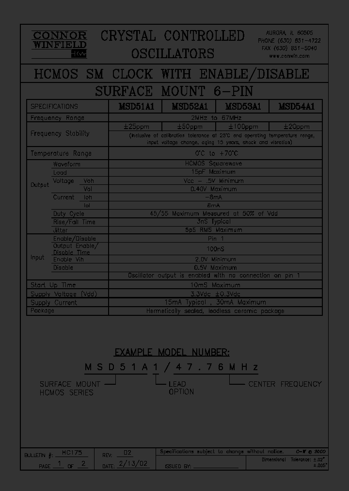 MSD53A1_4981409.PDF Datasheet