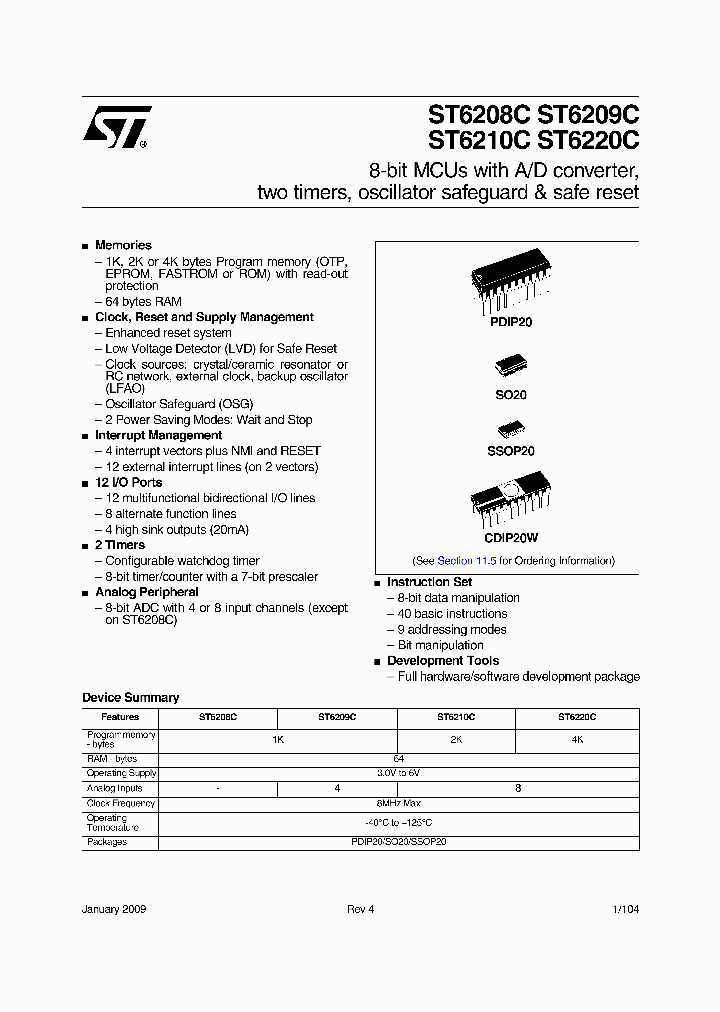ST6208C10_4982484.PDF Datasheet