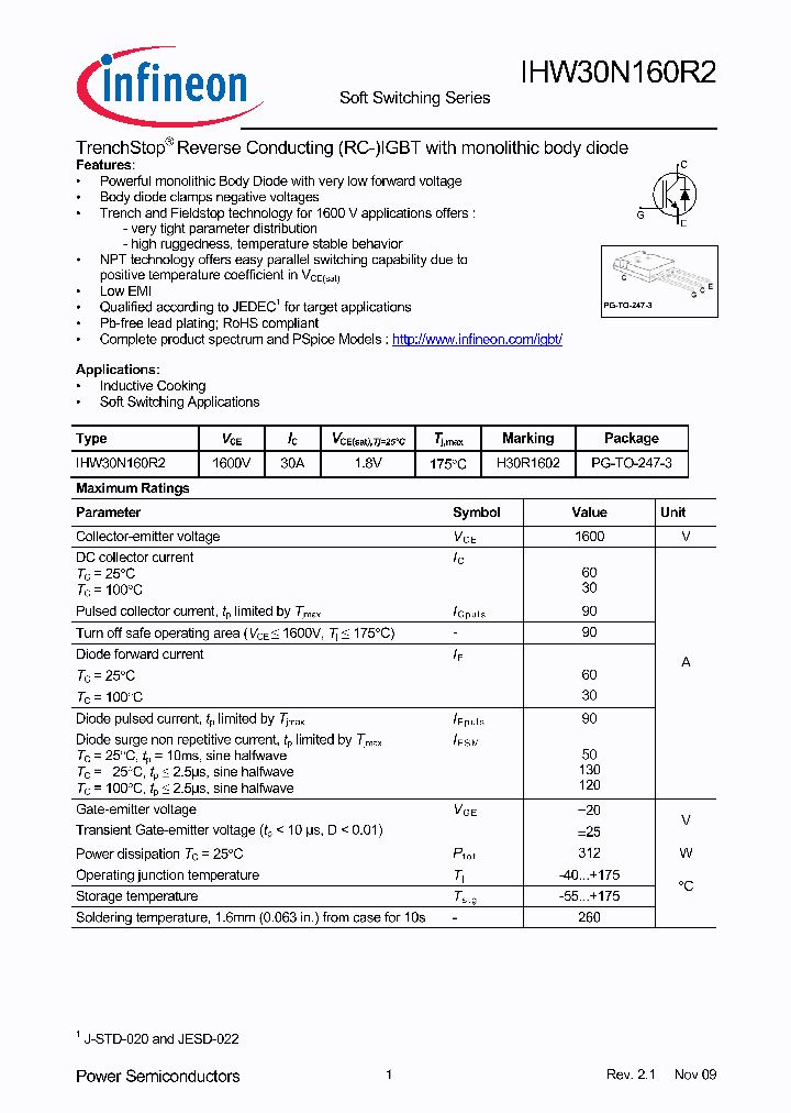 IHW30N160R2_4982860.PDF Datasheet