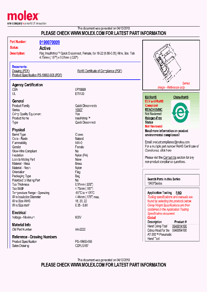 0190070009_4983416.PDF Datasheet