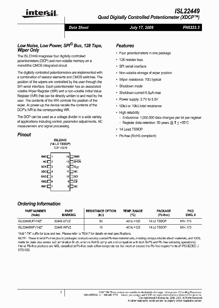 ISL22449WFV14Z_4983658.PDF Datasheet