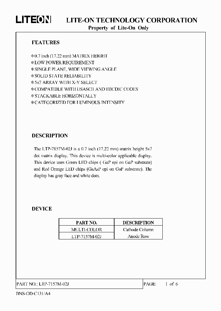 LTP-7157M-02J_4984077.PDF Datasheet