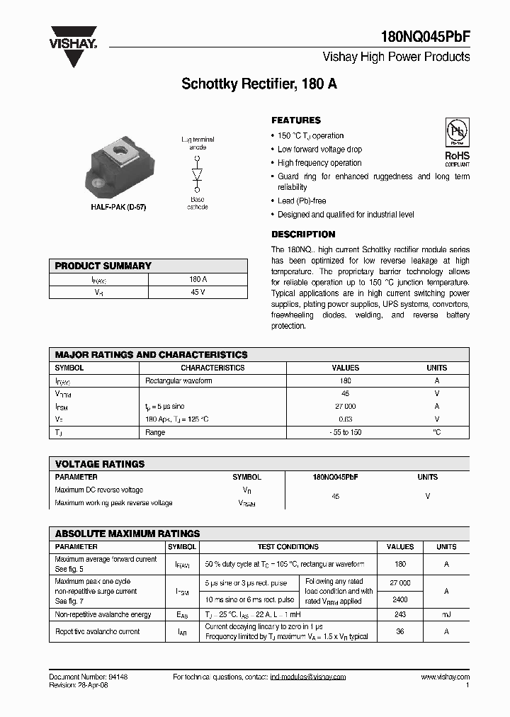180NQ045PBF_4984336.PDF Datasheet
