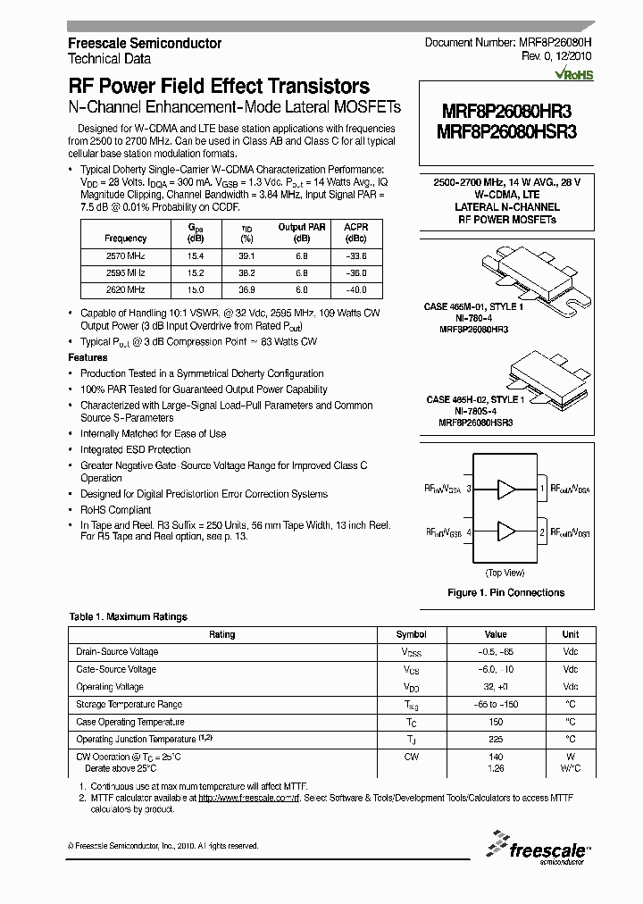 MRF8P26080H_4984685.PDF Datasheet