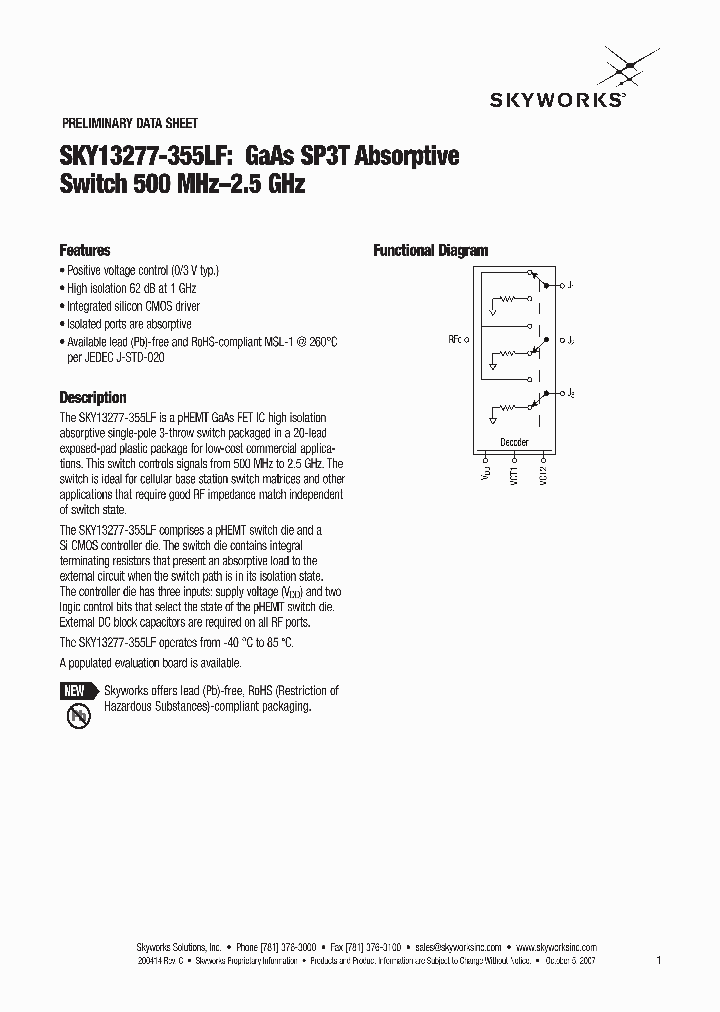 SKY13277-355LF_4984866.PDF Datasheet