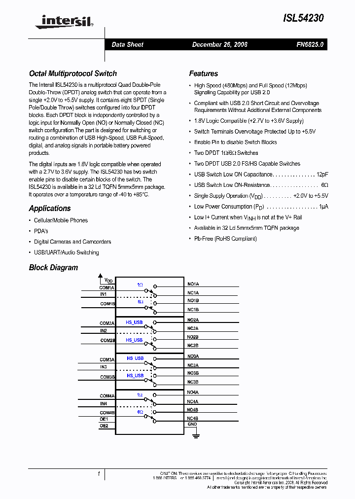 ISL54230IRTZ-T_4985537.PDF Datasheet