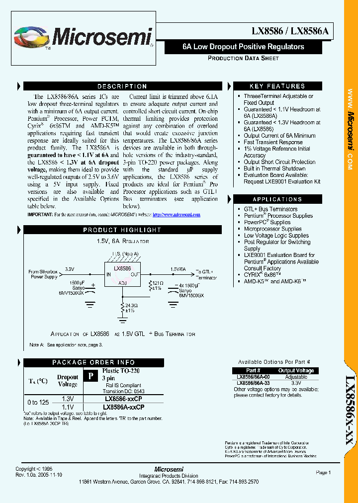 LX8586-33CP_4987733.PDF Datasheet
