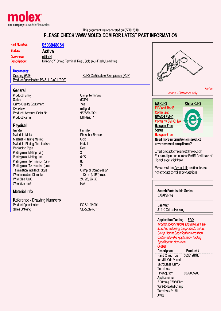0503948054_4988003.PDF Datasheet