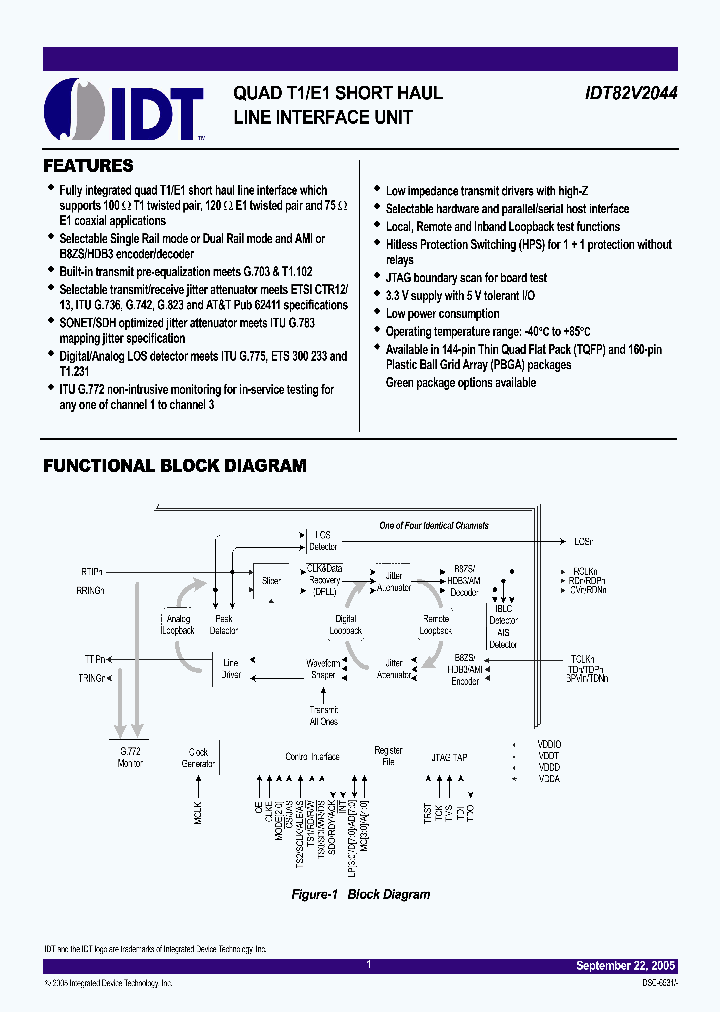 IDT82V2044BB_4988071.PDF Datasheet