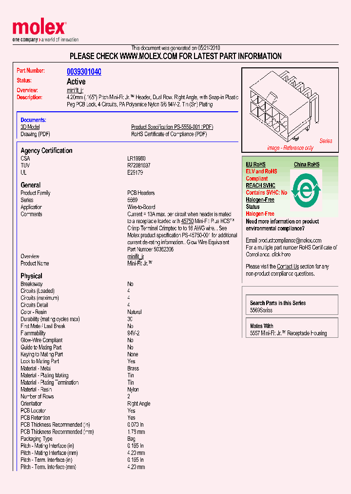 0039301040_4988343.PDF Datasheet