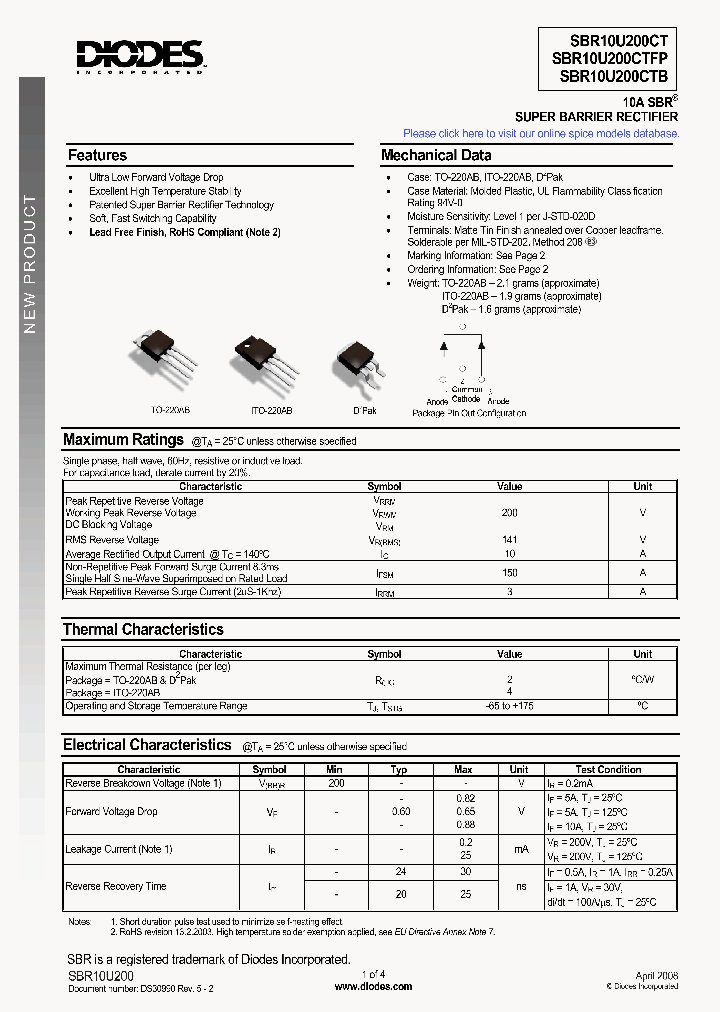SBR10U200CT08_4988550.PDF Datasheet
