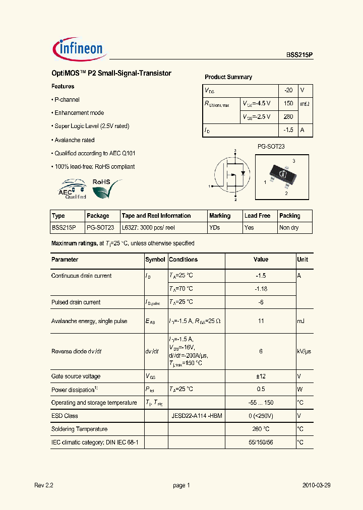 BSS215P_4989701.PDF Datasheet