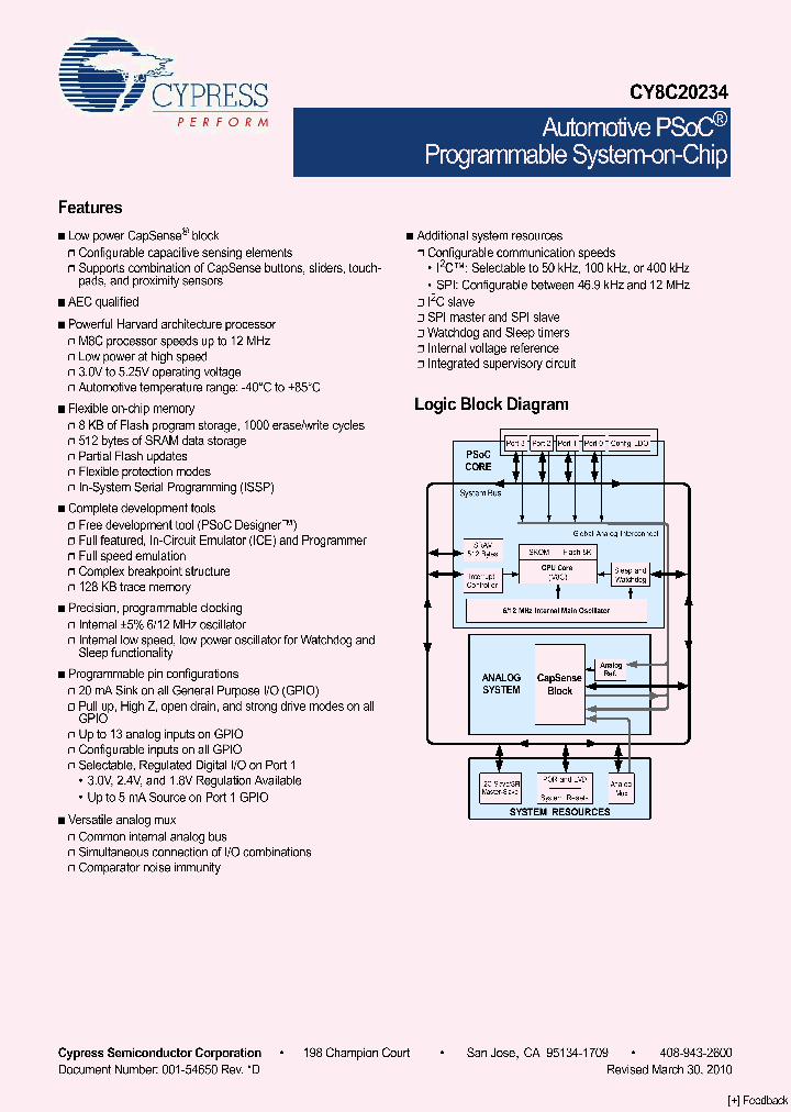 CY8C2023410_4990242.PDF Datasheet