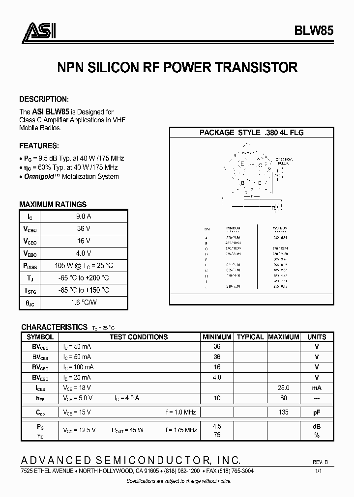 BLW85_4992271.PDF Datasheet