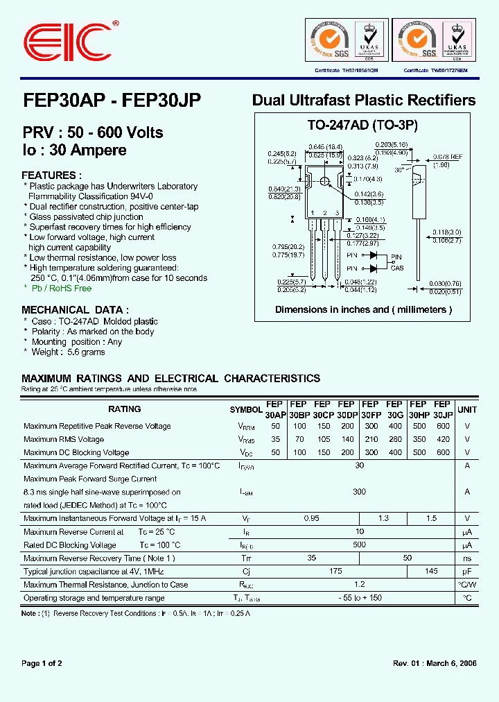 FEP16AP_4992711.PDF Datasheet
