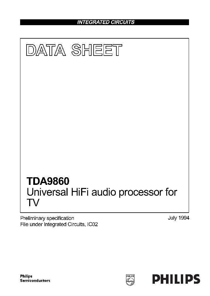 TDA9860N_4992763.PDF Datasheet
