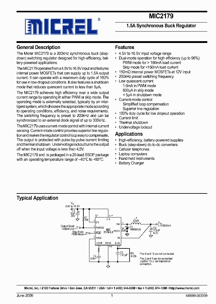 MIC2179-33YSM_4993240.PDF Datasheet