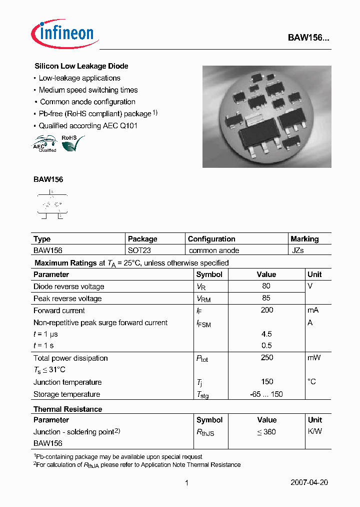 BAW156_4993279.PDF Datasheet