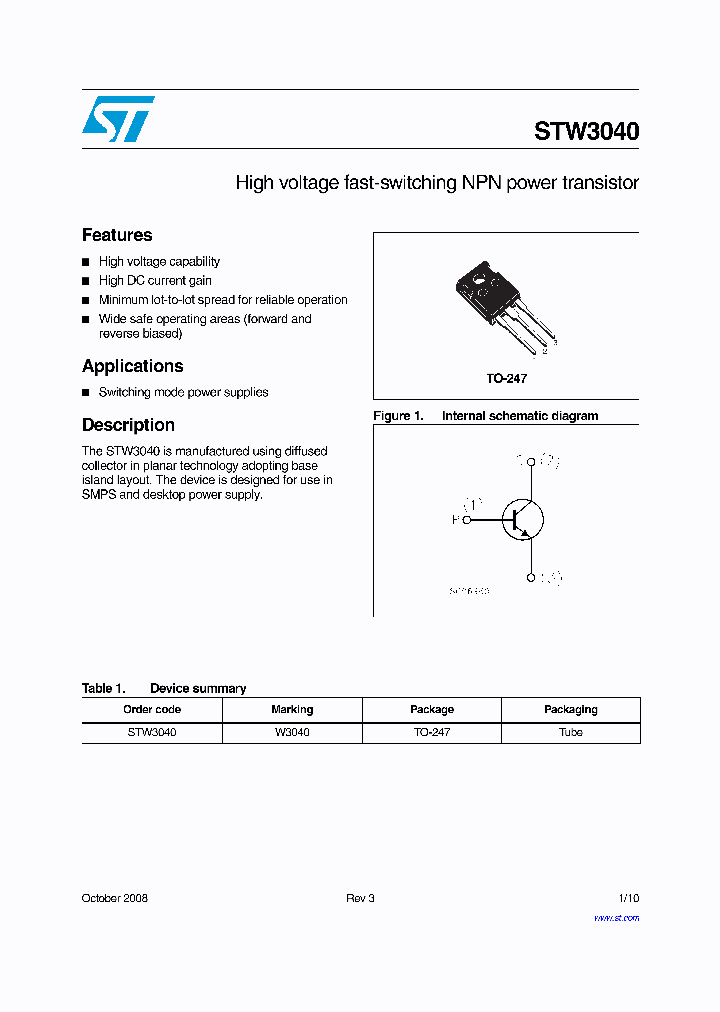 STW3040_4993971.PDF Datasheet