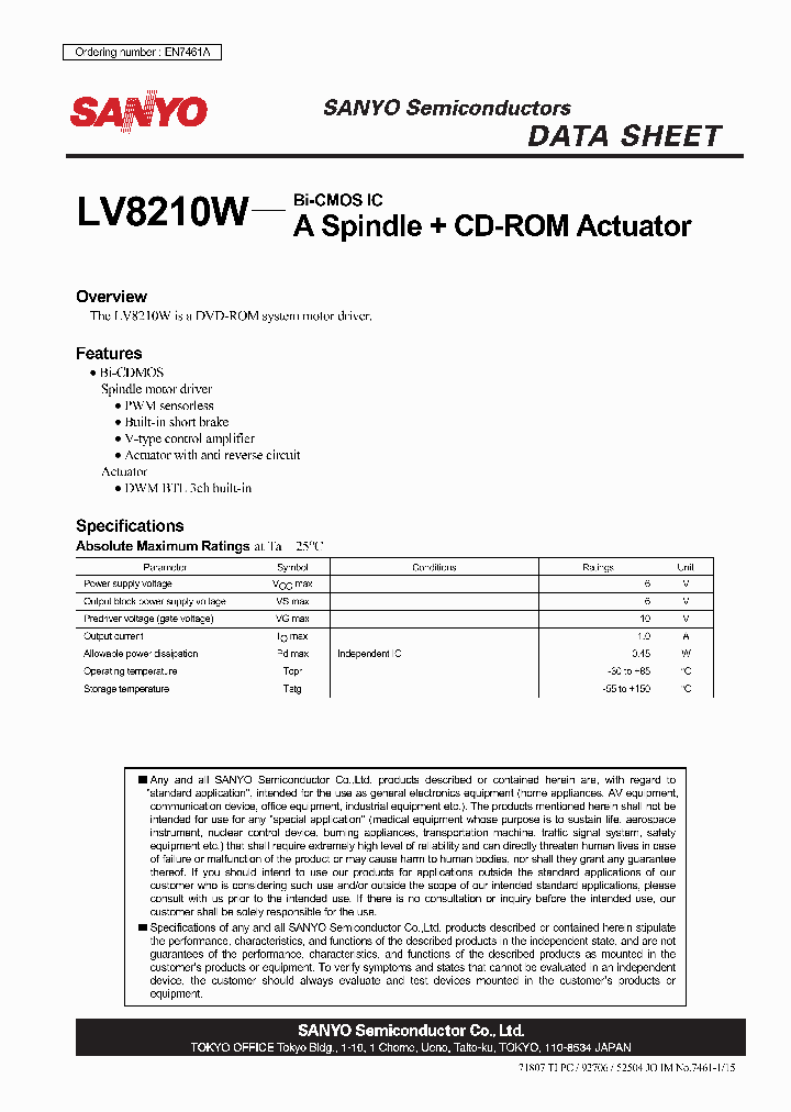 LV8210W_4994140.PDF Datasheet