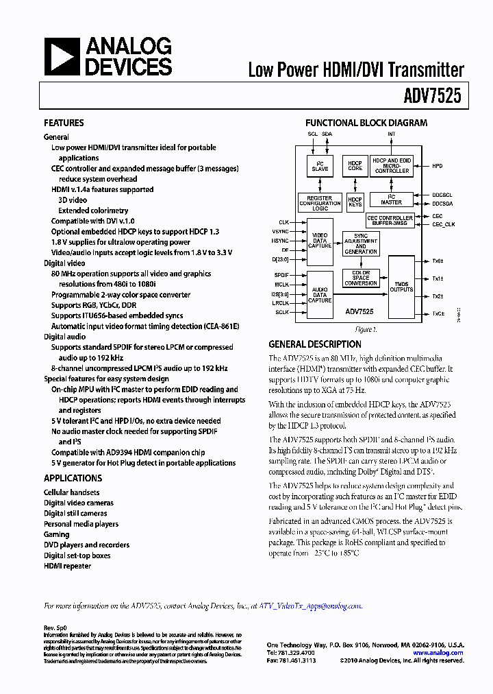 ADV7525_4994338.PDF Datasheet