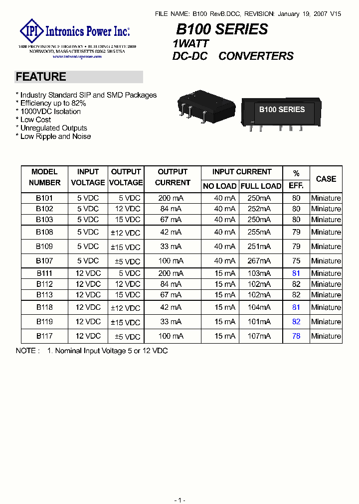B109_4995465.PDF Datasheet