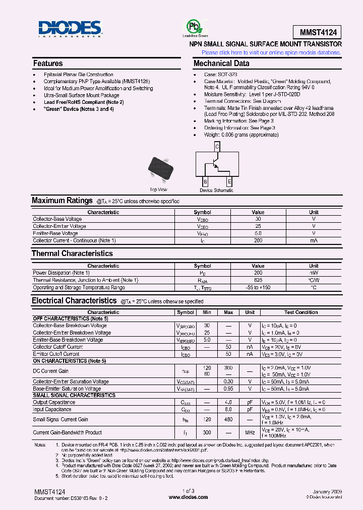 MMST4124-7-F_4996255.PDF Datasheet