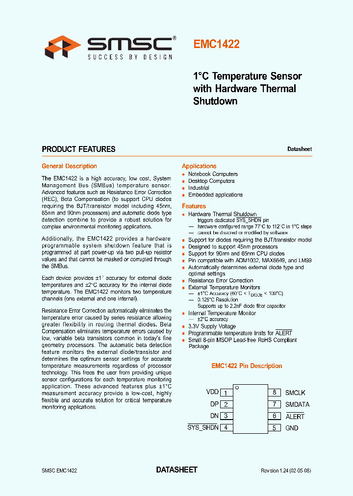 EMC1422_4996631.PDF Datasheet