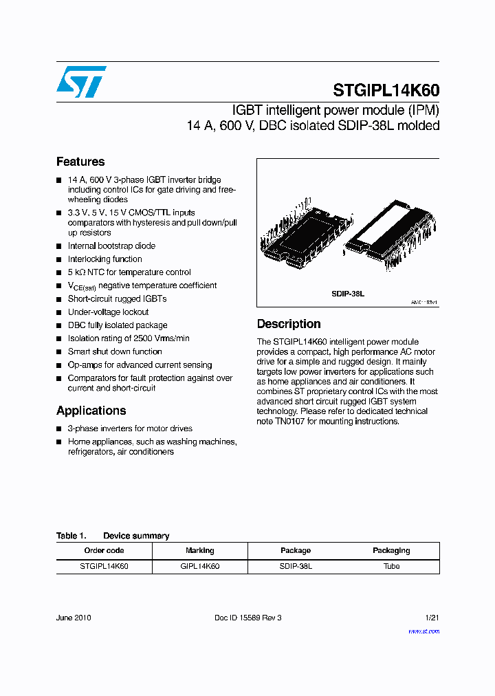 STGIPL14K60_4996870.PDF Datasheet