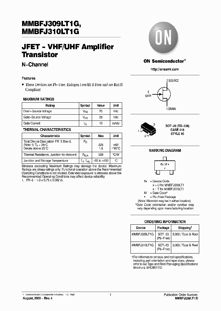 MMBFJ310LT1G_4997170.PDF Datasheet