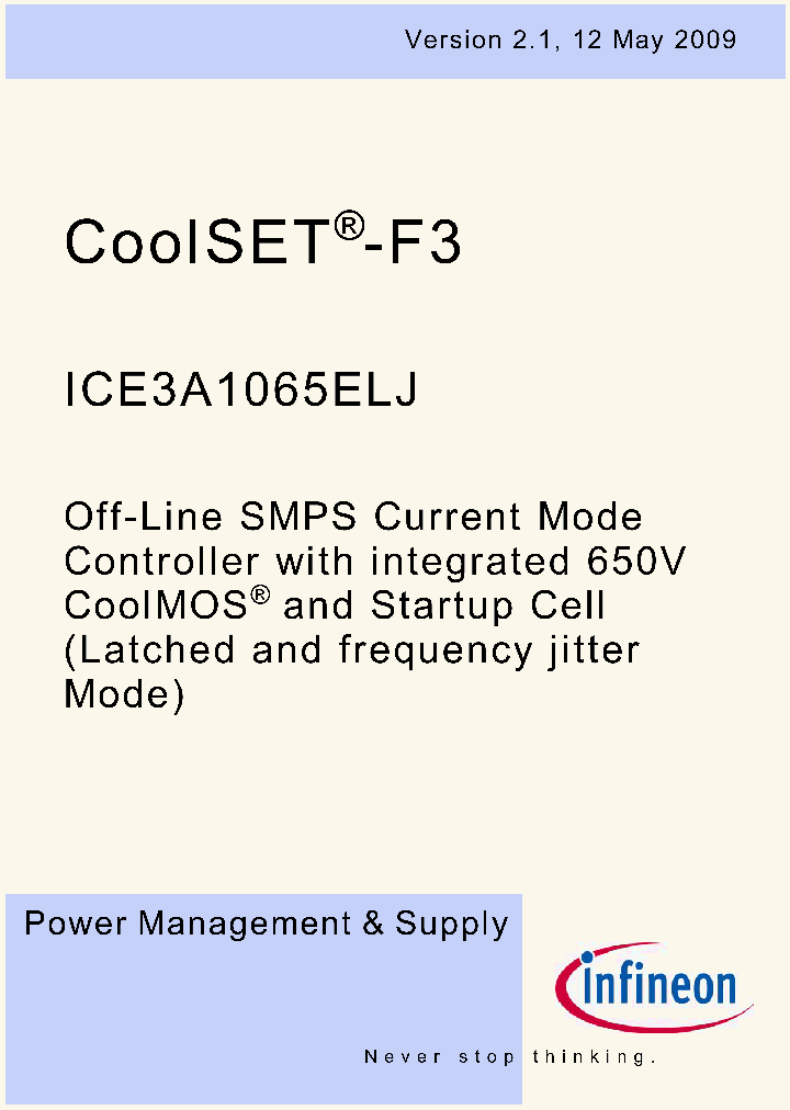 ICE3A1065ELJ_4998433.PDF Datasheet