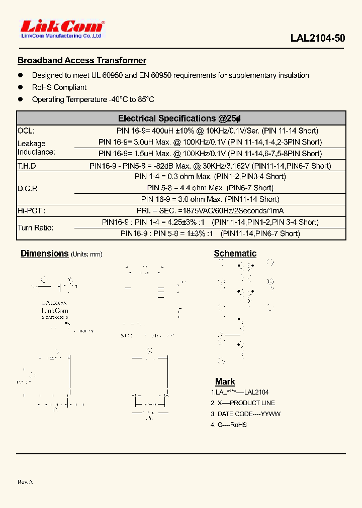 LAL2104-50_5000646.PDF Datasheet